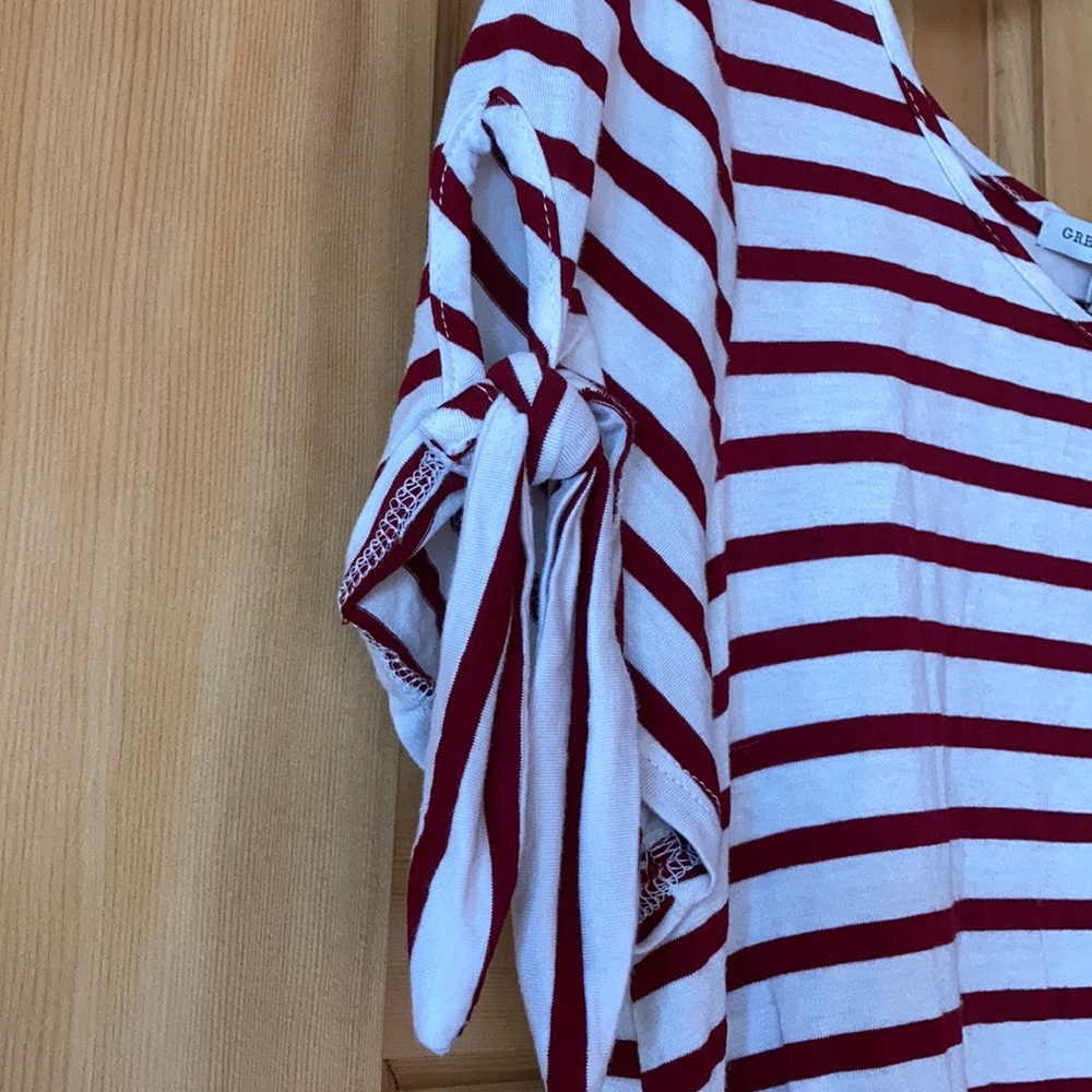 🤍Green Envelope Stripe Top - Picture 5 of 6